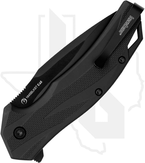 Kershaw Lateral 1645BLKST - Black, Glass-filled nylon, Serrated