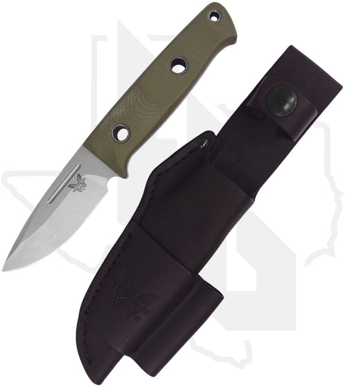 Benchmade Blue Class Mini Bushcrafter Sibert 165-1 - OD Green