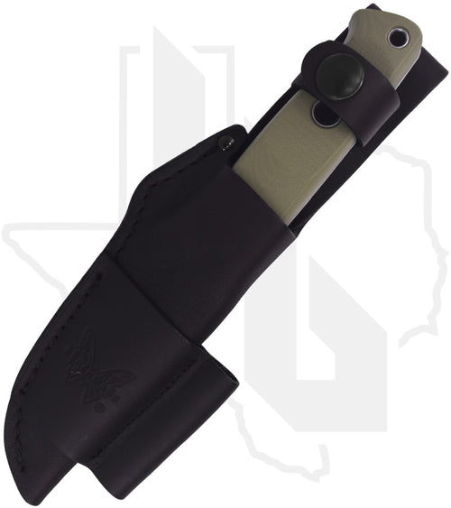 Benchmade Blue Class Mini Bushcrafter Sibert 165-1 - OD Green