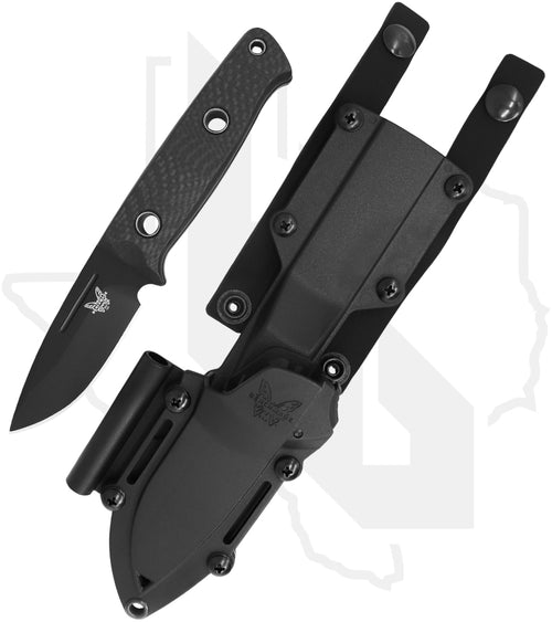 Benchmade Blue Class Mini Bushcrafter Sibert 165BK - Carbon Fiber