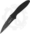 Kershaw Leek Ken Onion 1660CFDAM - Carbon Fiber, Damascus