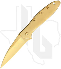 Kershaw Leek Ken Onion 1660G - Gold Stainless Steel, Gold