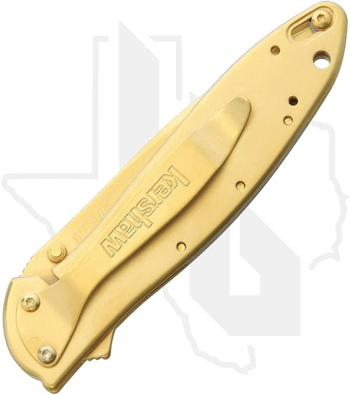 Kershaw Leek Ken Onion 1660G - Gold Stainless Steel, Gold