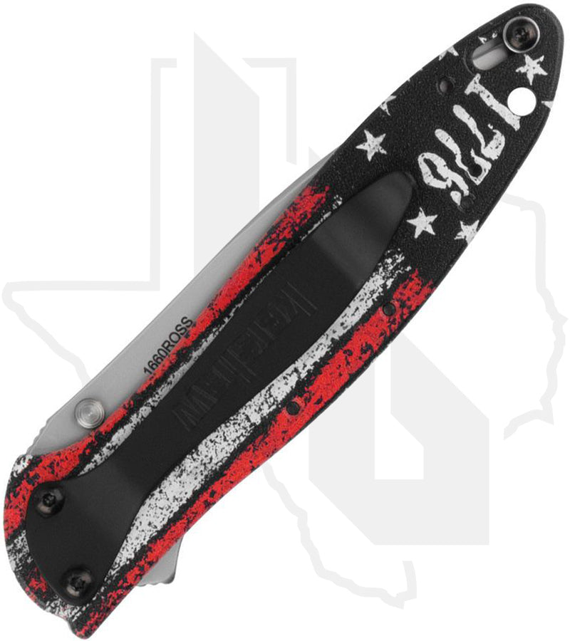 Kershaw Leek Ken Onion 1660ROSS - 1776 Flag