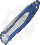 House of Blades Exclusive Kershaw Leek 1660TI20CVSW-BL - Blue, Titanium