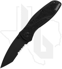 Kershaw Blur Ken Onion 1670TBLKST - Black Aluminum, Black Cerakote