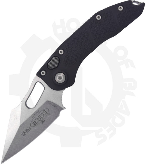 Microtech Stitch 169-10 - Black, Stonewash