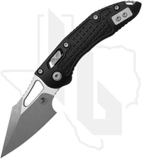 Microtech M-Stich Ram-Lok 169MRL-10APFR - Single Edge, Apocalyptic, Frag Pattern Black Aluminum