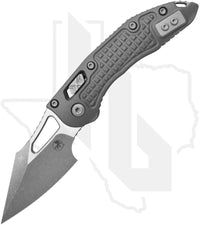Microtech M-Stich Ram-Lok 169MRL-10APFRNC - Single Edge, Apocalyptic, Frag Pattern Natural Clear Aluminum