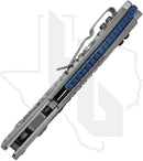 Microtech Marfione Select Stitch 169RL-10FRMS2 - Single Edge, Stonewashed, Frag Pattern Stonewashed Titanium