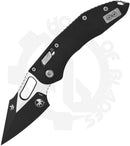 Microtech Stitch 169RL-1FL - Black, Fluted Aluminum