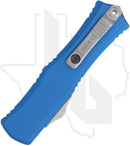 Microtech Hera II Mini 1701M-10BL - Bayonet, Stonewashed, Blue Aluminum