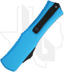 Microtech Hera II Mini 1701M-1TQ - Bayonet, Black, Turquoise Aluminum