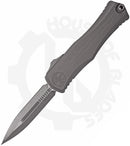 Microtech Hera II 1702-10APNC - Double Edge, Natural Clear Aluminum