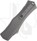 Microtech Hera II 1702-10APNC - Double Edge, Apocalyptic, Natural Clear Aluminum
