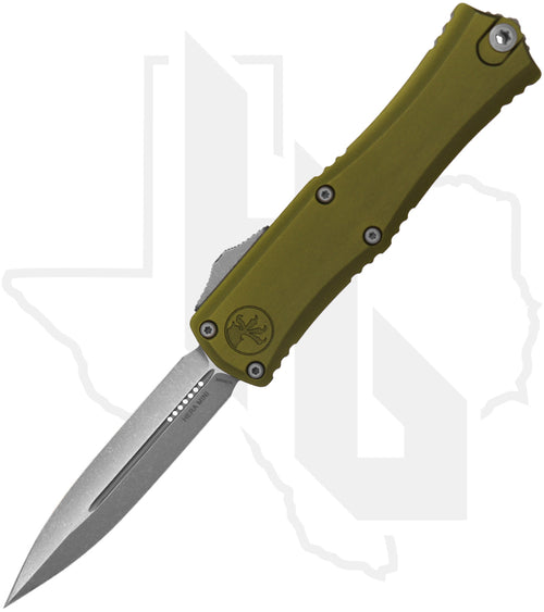 Microtech Hera II Mini 1702M-10APOD - Double Edge, OD Green, Apocalyptic