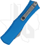Microtech Hera II Mini 1705M-10APBL - Recurve, Apocalyptic, Blue Aluminum