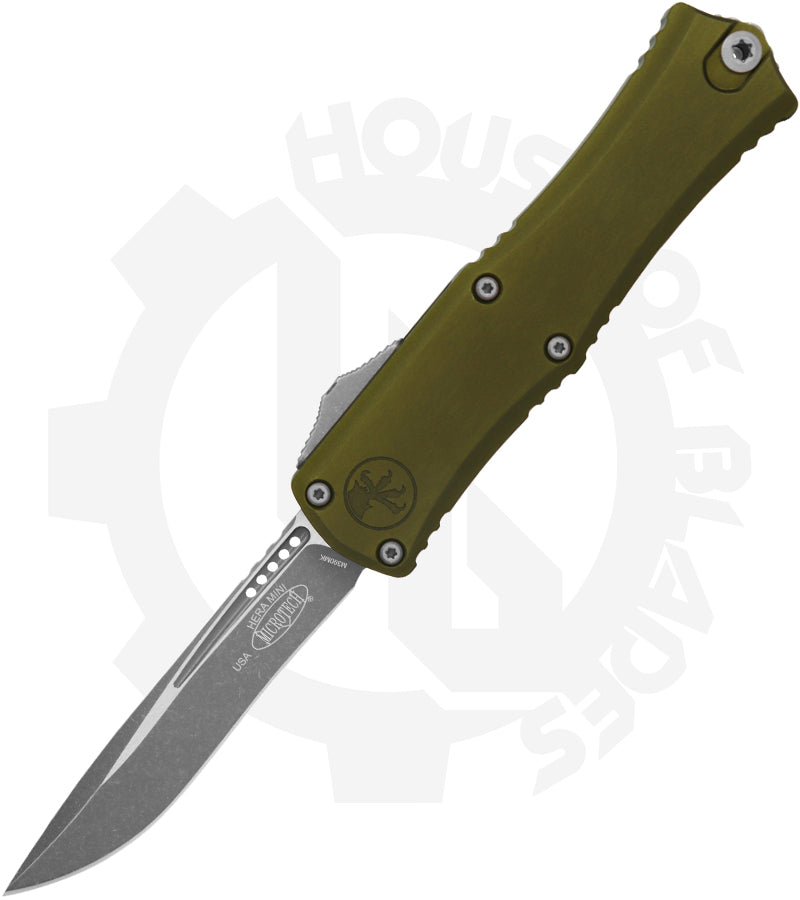 Microtech Hera II Mini 1705M-10APOD - Recurve, OD Green, Apocalyptic