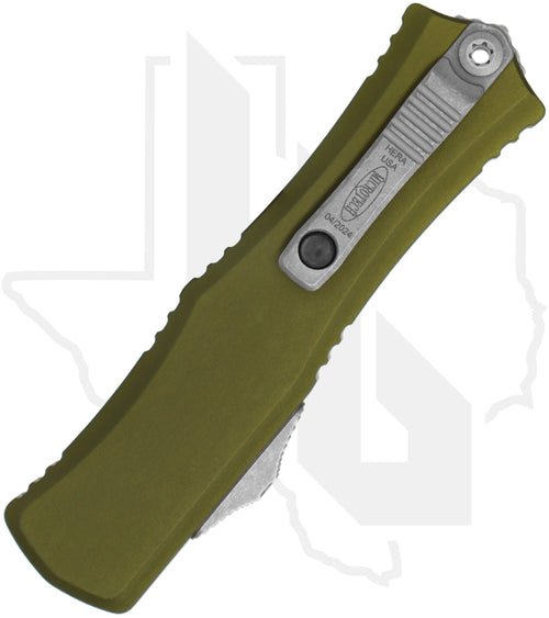 Microtech Hera II Mini 1705M-10APOD - Recurve, Apocalyptic, OD Green Aluminum