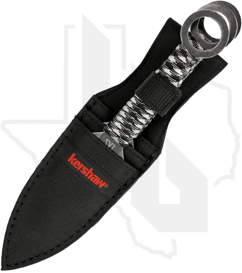 Kershaw Ion 3 Pc Throwing Knife Set 1747BW - Blackwash