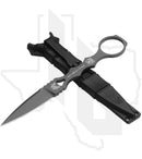 Benchmade Black Class SOCP Dagger 174GY - Tungsten Gray Cerakote, Spear Point
