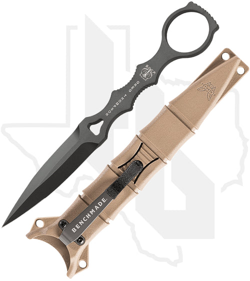 Benchmade Black Class SOCP Dagger 176BKSN - Black Powder Coat