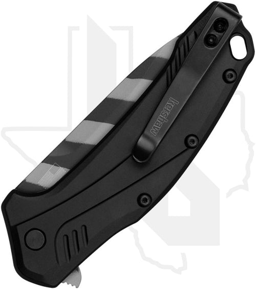 Kershaw Link 1776TS20CV - Black Aluminum, Tiger Stripe