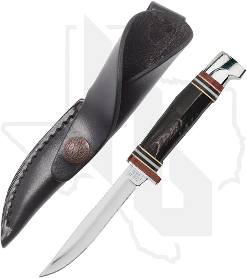 W.R. Case Mini FINN Hunter 17916 - Buffalo Horn (BHMFINN SS)