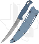 Benchmade Water Line Fishcrafter 7" 18010 - Depth Blue Santoprene, Stonewashed
