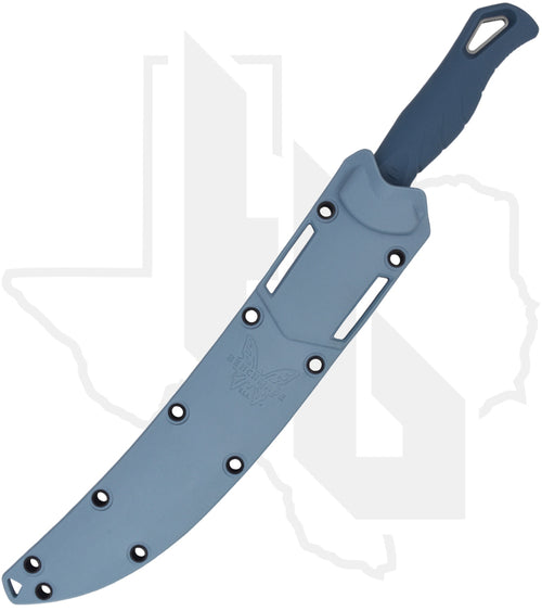 Benchmade Water Line Fishcrafter 9" 18020 - Depth Blue Santoprene, Stonewashed
