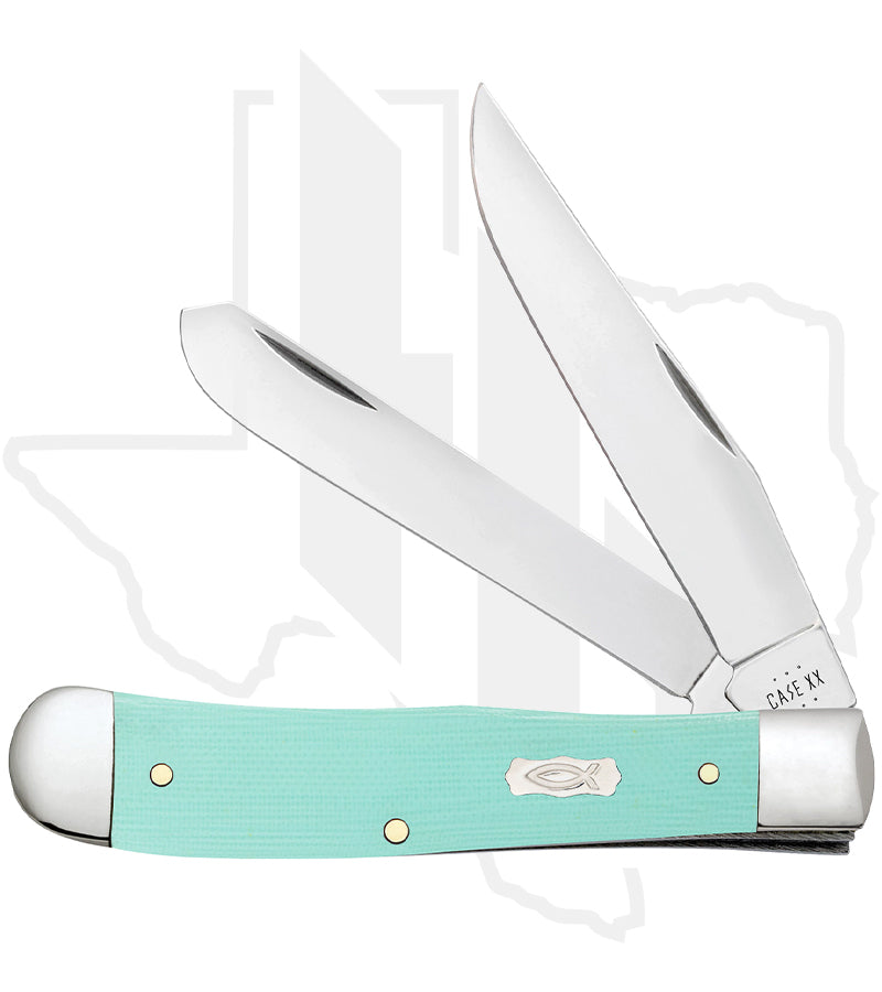 W.R. Case Trapper 18100 - Seafoam Green G-10, Smooth (10254 SS)