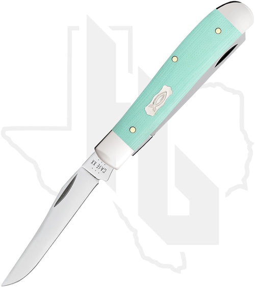 W.R. Case Mini Trapper 18101 - Seafoam Green, G-10 Smooth (10207 SS)