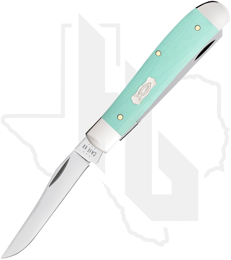 W.R. Case Mini Trapper 18101 - Seafoam Green, G-10 Smooth (10207 SS)