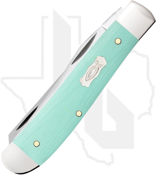 W.R. Case Mini Trapper 18101 - Seafoam Green, G-10 Smooth (10207 SS)