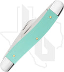 W.R. Case Medium Stockman 18111 - Seafoam Green G-10, Smooth (10318 SS)