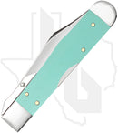 W.R. Case Cheetah Cub 18112 - Seafoam Green G-10, Smooth (1011 1/2L SS)