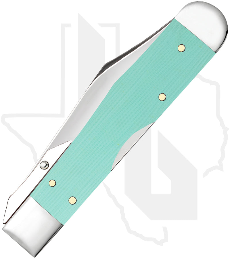 W.R. Case Cheetah Cub 18112 - Seafoam Green G-10, Smooth (1011 1/2L SS)
