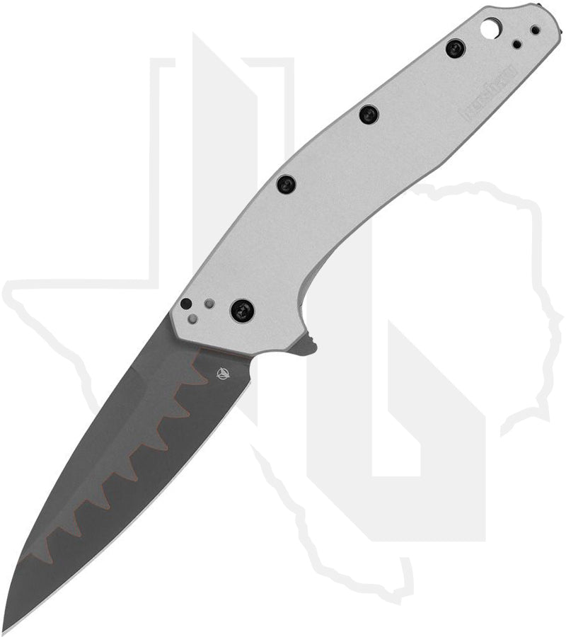 Kershaw Dividend 1812BBCB - Gray Aluminum, Bead Blasted