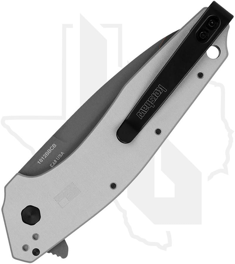 Kershaw Dividend 1812BBCB - Gray Aluminum, Bead Blasted
