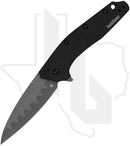 Kershaw Dividend 1812BLKCB - Black Aluminum, Bead Blasted
