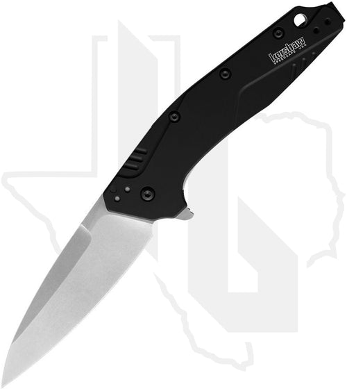 Kershaw Dividend 1812BLKMAG - Black Aluminum, Stonewashed
