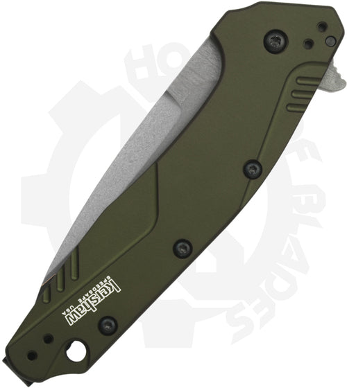 Kershaw Dividend 1812OLCB - Olive Drab, Composite Blade