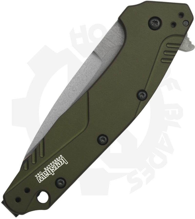Kershaw Dividend 1812OLCB - Olive Drab, Composite Blade