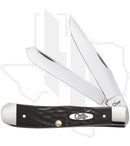 W.R. Case Trapper 18221 - Black Synthetic, Jigged (6254 SS)