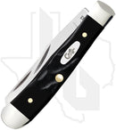 W.R. Case Tiny Trapper 18241 - Black Synthetic, Rough Jig (62154 SS)