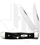 W.R. Case Tiny Trapper 18241 - Black Synthetic, Rough Jig (62154 SS)