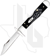 W.R. Case Cheetah Cub 18243 - Black Synthetic, Rough Jig (611 1/2L SS)