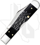 W.R. Case Cheetah Cub 18243 - Black Synthetic, Rough Jig (611 1/2L SS)