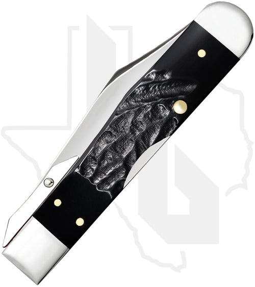 W.R. Case Cheetah Cub 18243 - Black Synthetic, Rough Jig (611 1/2L SS)