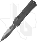 Microtech Glykon 184-10APNC - Bayonet, Apocalyptic Overlay, Natural Clear Aluminum